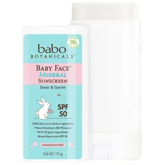 SPF50 Baby Face Mineral Sunscreen Stick