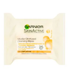 Garnier - Micellar Oil Infused Face Wipes 25 Wipes
