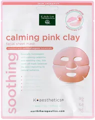 Earth Therapeutics - Calming Pink Clay Facial Sheet Mask