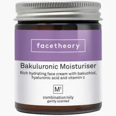 Facetheory - Bakuluronic Moisturiser M1 with Bakuchiol, Hyaluronic Acid & Vitamin C - Mandarin scent