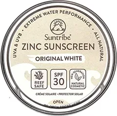 Suntribe - All Natural Mini Zinc Sunscreens Face & Sport SPF 30 ORIGINAL WHITE