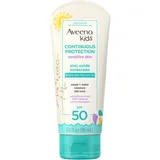 Kids Continuous Protection Zinc Oxide Mineral Sunscreen Lotion for Children�s Sensitive Skin SPF 50