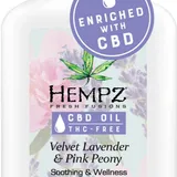 Fresh Fusions Velvet Lavender & Pink Peony CBD Herbal Body Moisturizer