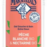 Extra Gentle Bath and Shower Gel White Peach and Nectarine Organic