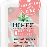 Hempz - Fresh Fusions Oriental Poppies & Blue Agave CBD Herbal Body Moisturizer