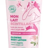 Glowing Body Lotion with Monoi, Organic Rose and Argan Oil