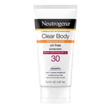 Clear Body Oil-Free Sunscreen Lotion with SPF 30