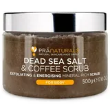 PraNaturals - Dead Sea Salt Body Scrub - Coffee