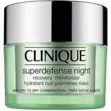 Clinique - Superdefense Night Recovery Moisturizer Very Dry to Combination Skin