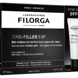 TIME-FILLER 5XP Correction Cream-Gel All Types of Wrinkles + Night Free