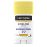 Neutrogena - Sheer Zinc Oxide Mineral Sunscreen Stick, + SPF 50