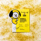 CHIMMY’S CHARMING Printed Essence Sheet Mask - Infused with Vitamin C, Turmeric, Niacinamide