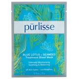 Purlisse - Blue Lotus + Seaweed Treatment Sheet Mask