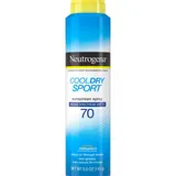 Cool Dry Sport Water-Resistant Sunscreen Spray, SPF 70