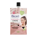 Rose Quartz and Charcoal Stress Relief Clay Mask For Oily Skin