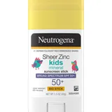 Neutrogena - Sheer Zinc Kids Mineral Sunscreen Stick Broad Spectrum + SPF 50