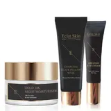 Eclat Skin London - ANTI-WRINKLE Night MOISTURISER 24K GOLD + UNDER EYE CREAM 24K GOLD +Peel Off Face mask