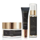 Eclat Skin London - Anti - Wrinkle Elixir Serum 24k + ANTI-WRINKLE Night MOISTURISER 24K GOLD + UNDER EYE CREAM 24K GOLD