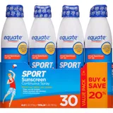 Sport Sunscreen Continuous Spray, SPF 30, , 4 Pk