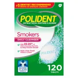 Polident - Smokers Antibacterial Denture Cleanser Effervescent Tablets