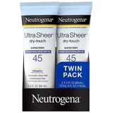 Ultra Sheer Dry-Touch SPF 45 Sunscreen Lotion Twin Pack