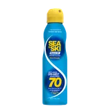 SEA & SKI Beyond UV Hydrating Sunscreen Spray, Broad Spectrum SPF 70, Citrus Scent