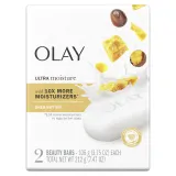 Olay - Ultra Moisture Bath Soap Bars Shea Butter 2 bars, each
