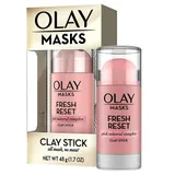 Masks - Clay Stick Face Mask - Fresh Reset - Pink Mineral Complex