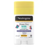 Neutrogena - Sheer Zinc Kids Mineral Sunscreen Stick, + SPF 50