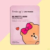 The Crème Shop x LINE FRIENDS - Be Pretty, Skin! CHOCO Printed Essence Sheet Mask | Rose Water + Watermelon