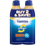 Coppertone - Sport Sunscreen Spray , Twin Pack, . Each SPF 30