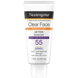 Clear Face Liquid Lotion Sunscreen With SPF 55