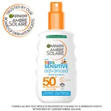Kids Water Resistant Sun Cream Spray SPF50+