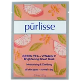Purlisse - Green Tea + Vitamin C Brightening Sheet Mask