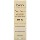 Daily Sheer Sunscreen SPF 40 by Babo Botanicals, Pack of 2