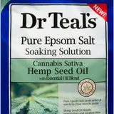 Dr Teal's - Cannabis Sativa Hemp Seed Oil Pure Epsom Salt