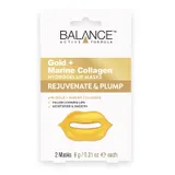 Balance Active Formula - Skincare Gold + Marine Collagen Hydrogel Under Lip Masks