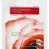 KORRES - Apothecary Wild Rose Masque Tissu Visage Eclat Instantané 1 Masque Tissu
