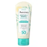 Aveeno - Positively Mineral Sensitive Sunscreen Lotion Fragrance-Free SPF 50