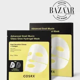 Advanced Snail Mucin Glass Glow Hydrogel Mask_3ea