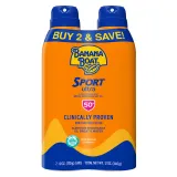 Sport Ultra Clear Sunscreen Spray SPF 50 Twin Pack