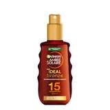 Garnier - Ambre Solaire Ideal Bronze Protective Oil Sun Cream Spray SPF 15