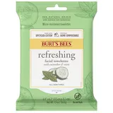 Burt's Bees - Refreshing Facial Cleanser and Makeup Remover Towelettes for All Skin Types Cucumber and Mint