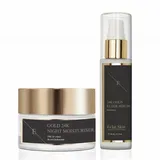 Eclat Skin London - ANTI-WRINKLE ELIXIR SERUM 24K GOLD + ANTI-WRINKLE Night MOISTURISER 24K GOLD