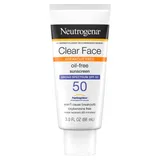 Neutrogena - Clear Face Oil-Free Broad Spectrum Sunscreen, SPF 50
