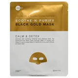 Skin Inc Supplement Bar - Facial In-A-Flash Soothe-N-Purify Black Gold Mask