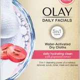 Daily Facials 5 in 1 Water-Activated Dry Cloths