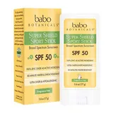 Babo Botanicals - Super Shield Fragrance Free Zinc Sport Stick Sunscreen SPF 50