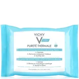 Vichy - Pureté Thermale 3-in-1 Micellar Cleansing Water Makeup Remover Wipes with Vitamin E