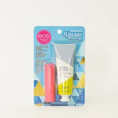 Eos - Vanilla Cashmere Travel Hand Cream & Candy Cane Swirl Lip Balm